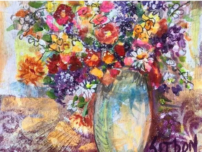 A still life painting by Betty Sitbon
